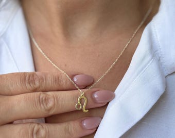 Sternzeichen Symbol Halskette - Astrologie Zeichen Anhänger, personalisierte Schmuck Geschenk für Frauen
