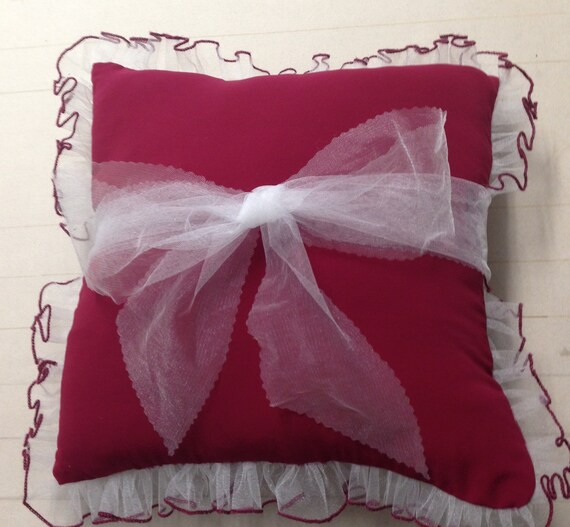 Items similar to Handmade bridal pillow from your bridesmade or wedding