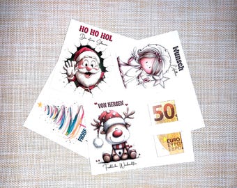 Christmas money gift – a wish fulfiller | Creative ways to wrap a money gift | Sending a last-minute card