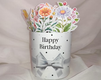 Duplo floral wrappers for birthdays as a thank you DIY template gift wrapping