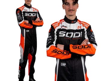 Traje de karting Sodi OMP Nivel 2, Equipamiento de alto rendimiento para deportes de motor (Adultos y niños)