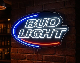 Vintage 1987 Spuds Mackenzie Bud Light Sign, Lighted - the