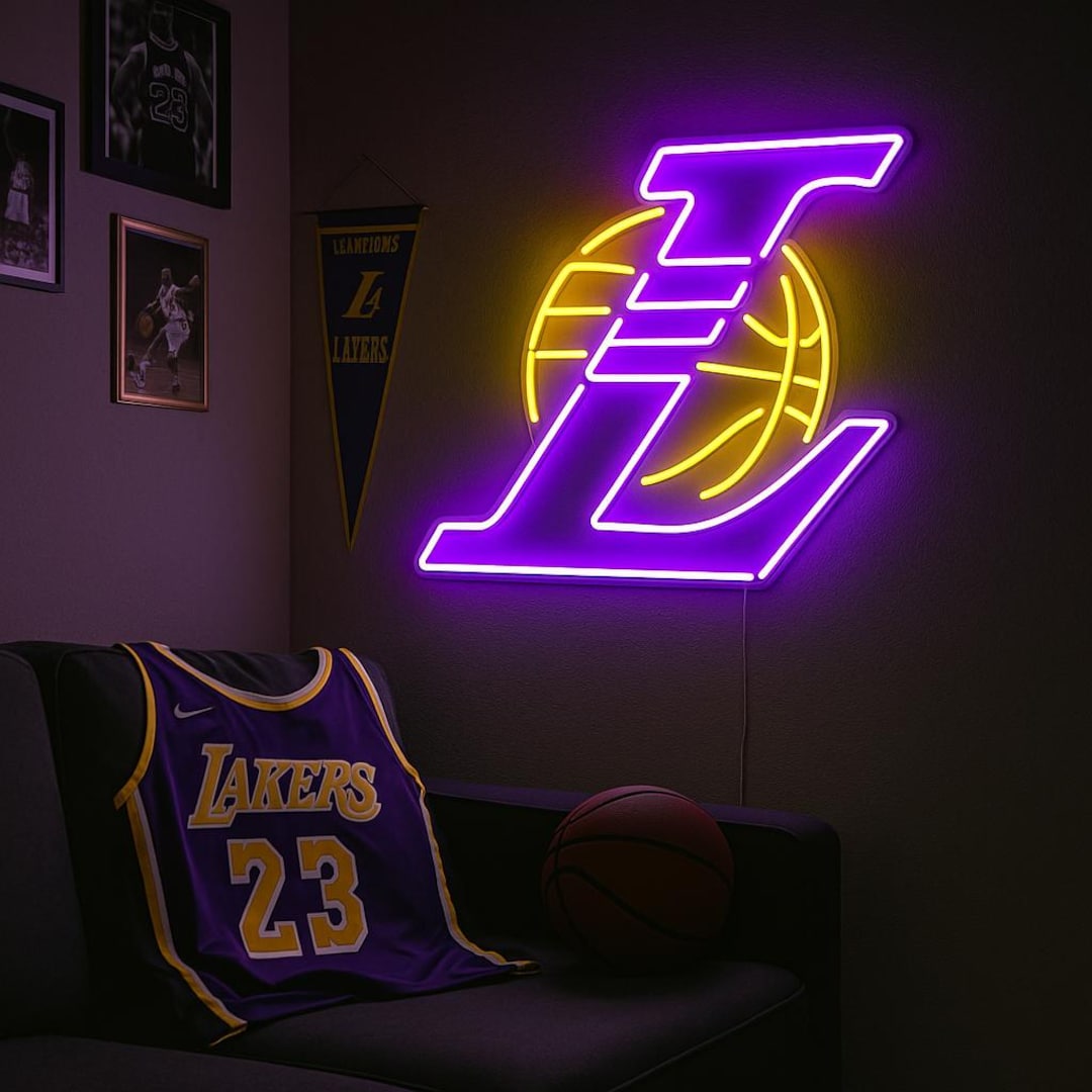 Led Basketball. Sign Basketball Neon Sign – Modern LED Wall Light for Game Room, Fan Cave ...