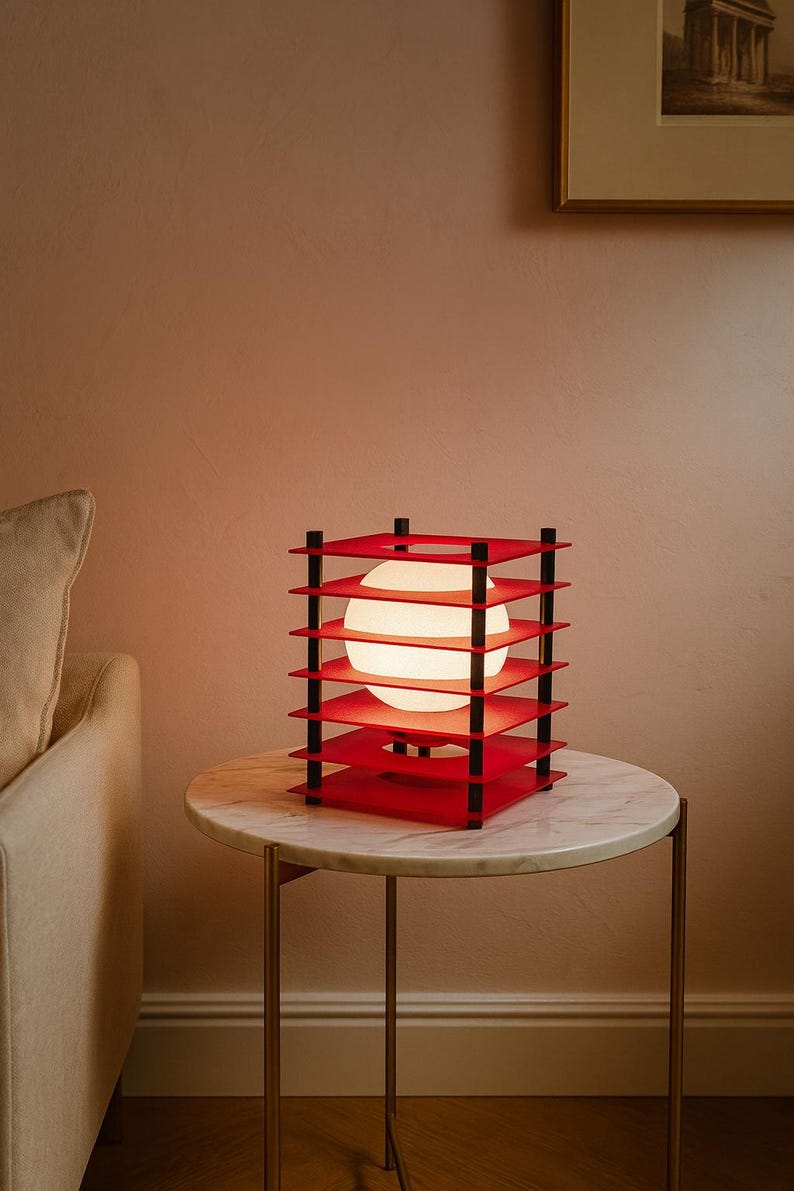 Lámpara de mesa Japandi: iluminación moderna para la habitación