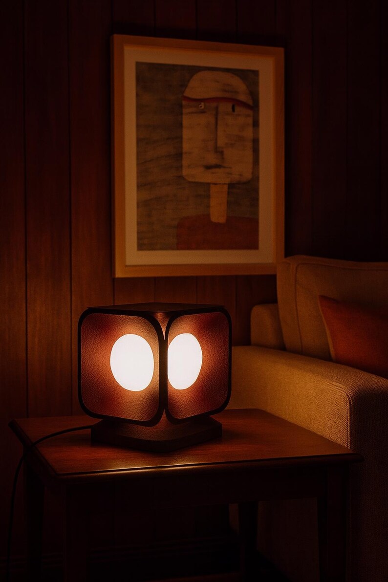 Sculptural Table Lamp: Minimalist Geometric Abstract Lighting - Etsy