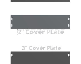 1"-4" Cover Plates for Police Center Consoles