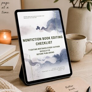Checkliste für die Bearbeitung von Sachbüchern | Arbeitsbuch zur Selbstkorrektur für Autoren | Leitfaden zur Manuskriptüberarbeitung | Schreibübungsbuch (PDF) | Autorenplaner