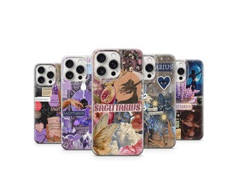 Sagittarius Zodiac Phone Case: Celestial Butterfly Astrology iPhone Cover