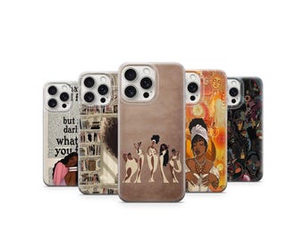 Black Girl Magic Phone Case: Empowered Woman Art, Soulful Design
