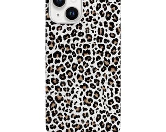 Leopard Print Phone Case Chic Animal Pattern Launch Cover Minimal Luxury  iPhone Case Fashion Style Design