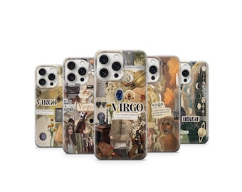 Virgo Zodiac iPhone Case: Vintage Astrology Collage