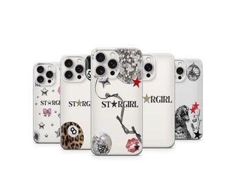 Custodia per telefono Star Girl / Stampa leopardata Y2K Disco