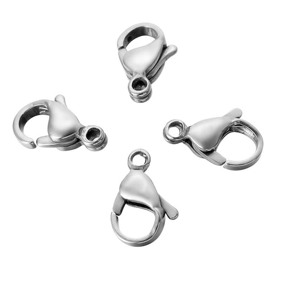 Small Lobster Clasp, Stainless Steel