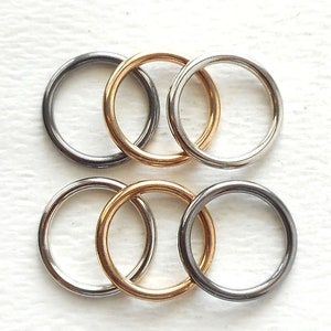 18 mm slutna hoppringar för smyckestillverkning, metallkopplingar, smyckesdetaljer (10 st)