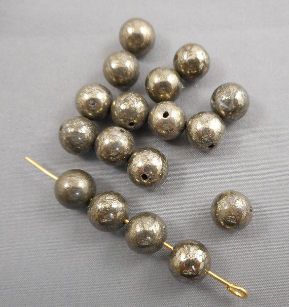 Perline Di Pirite Sfaccettate: Filo Naturale A Forma - Foto 6