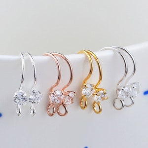 French Hook Earrings / Earring Hooks / Ear Wires / Dangle Earring (Sil –  Iron Supersponge