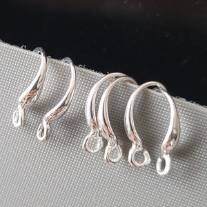 6pcs,3pairs-Sterling silver Ear wire, 925 sterling silver Earring Hooks
