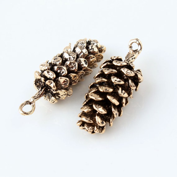 Silver Pine Cone Charms, Jewellery Making, Craft Supplies, Metal Charms,  Charms, Jewellery Findings, Pendant 