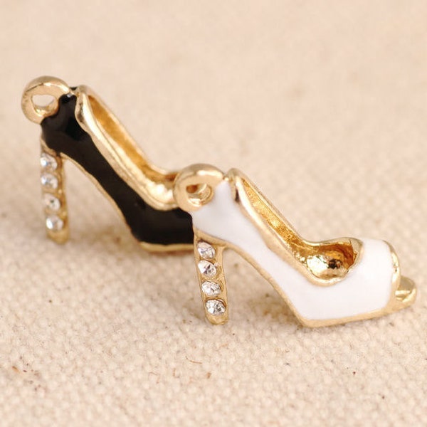 High Heel Shoe Charm Etsy