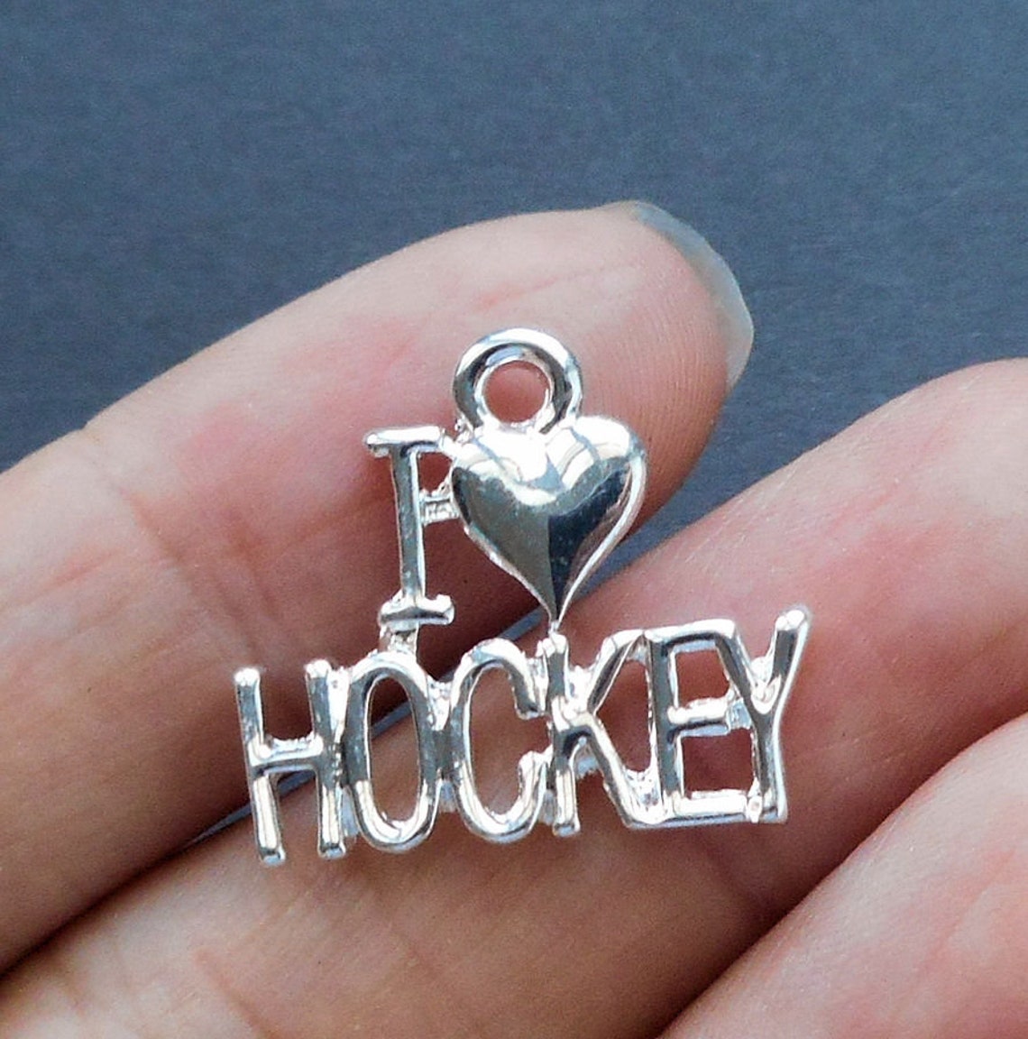 Nomination Bracelet Charms I Heart Hockey Laser Italian Charm