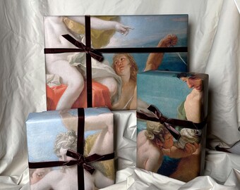 Papel de regalo barroco - Papel de bellas artes Triunfo de la Venus Marina