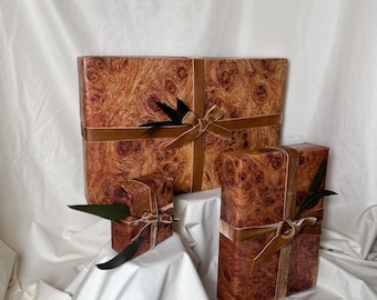 Papel de regalo Burlwood: diseño italiano, papel de bellas artes