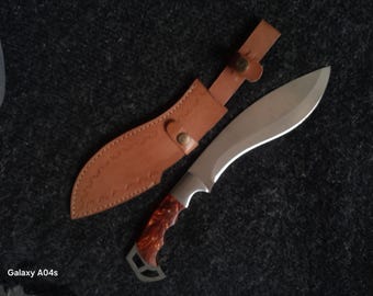 Handmade Kukri Machete Knife | High Carbon Steel | Survival, Camping & Bushcraft Blade | Gift for Men