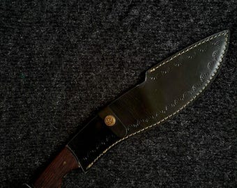 Handmade Hunting Knife | Razor Sharp D2 Steel Blade | Full Tang Outdoor & Survival Knife