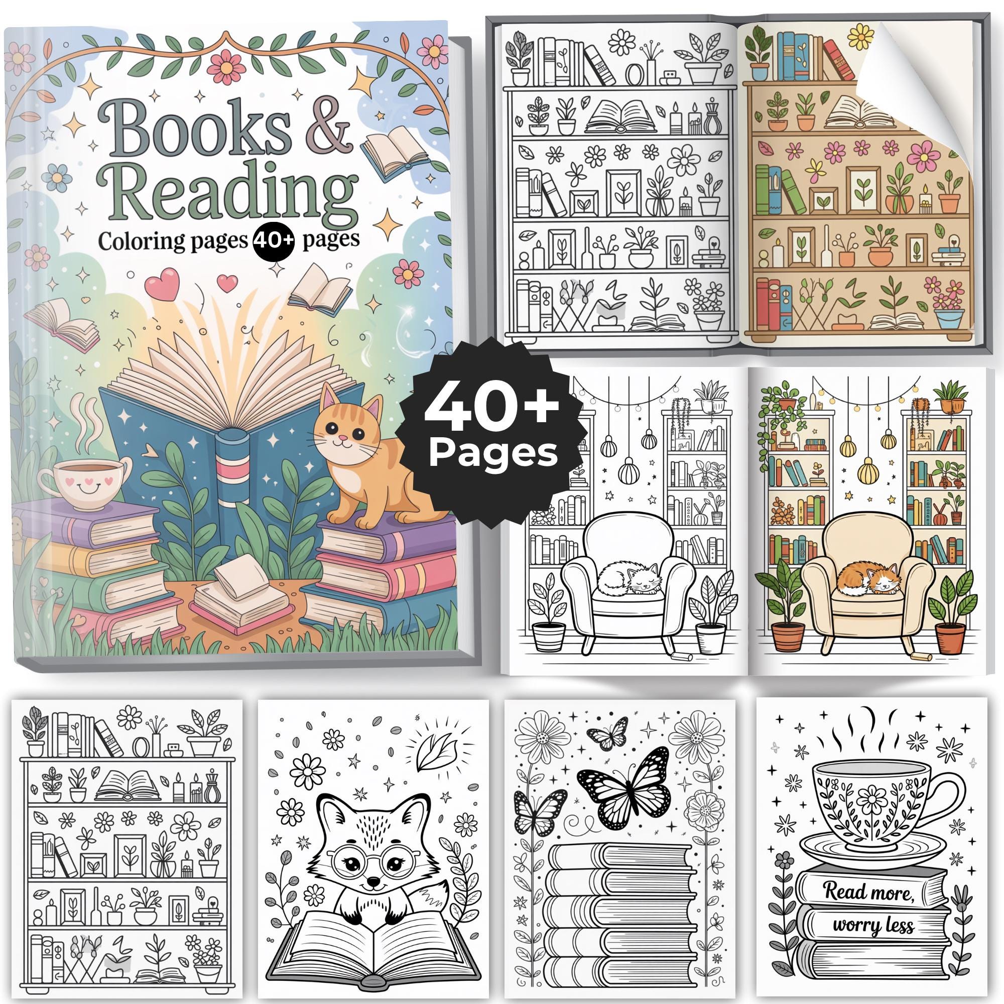 Best coloring books - Etsy België, image size:2000x2000