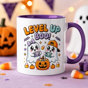 Kids Halloween PNG Bundle, Little Miss Bootiful PNG, Hello Boo, Kawaii Ghost & Pumpkin Clipart, Cute Halloween Sublimation, Digital Download image 8
