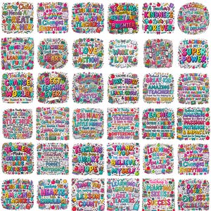 Paquete de 65 imágenes PNG para sublimación de profesores, imágenes PNG de profesores estilo boho, frases de regalo de agradecimiento para profesores, imágenes prediseñadas de la vida del profesor, imágenes PNG escolares, descarga digital.