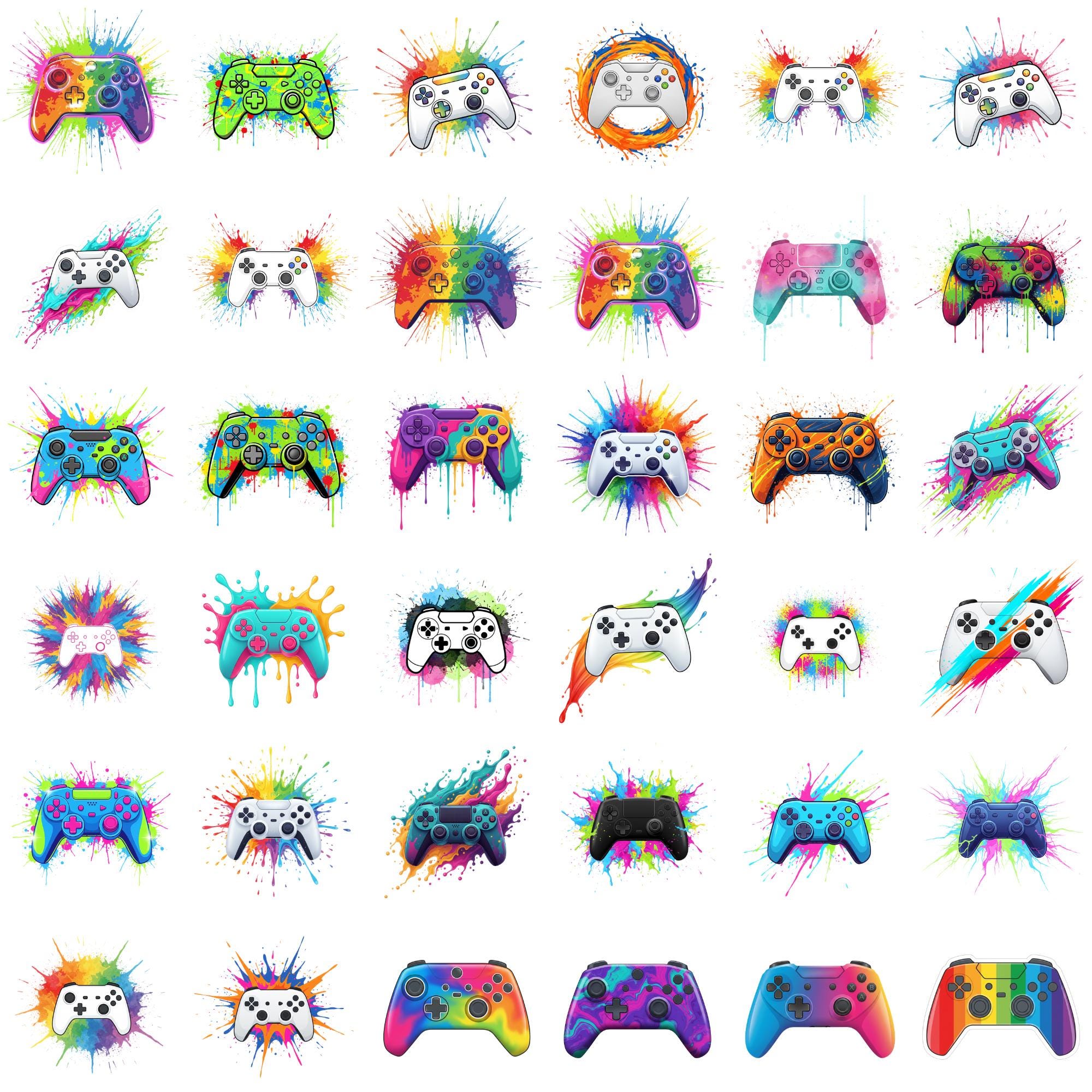 54 Game Controller Png Clipart Bundle, Video Game High Quality PNG ...