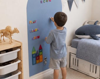 Magnetische Whiteboard-Wandaufkleber, selbstklebende, trocken abwischbare Tafel für Kinderzimmer