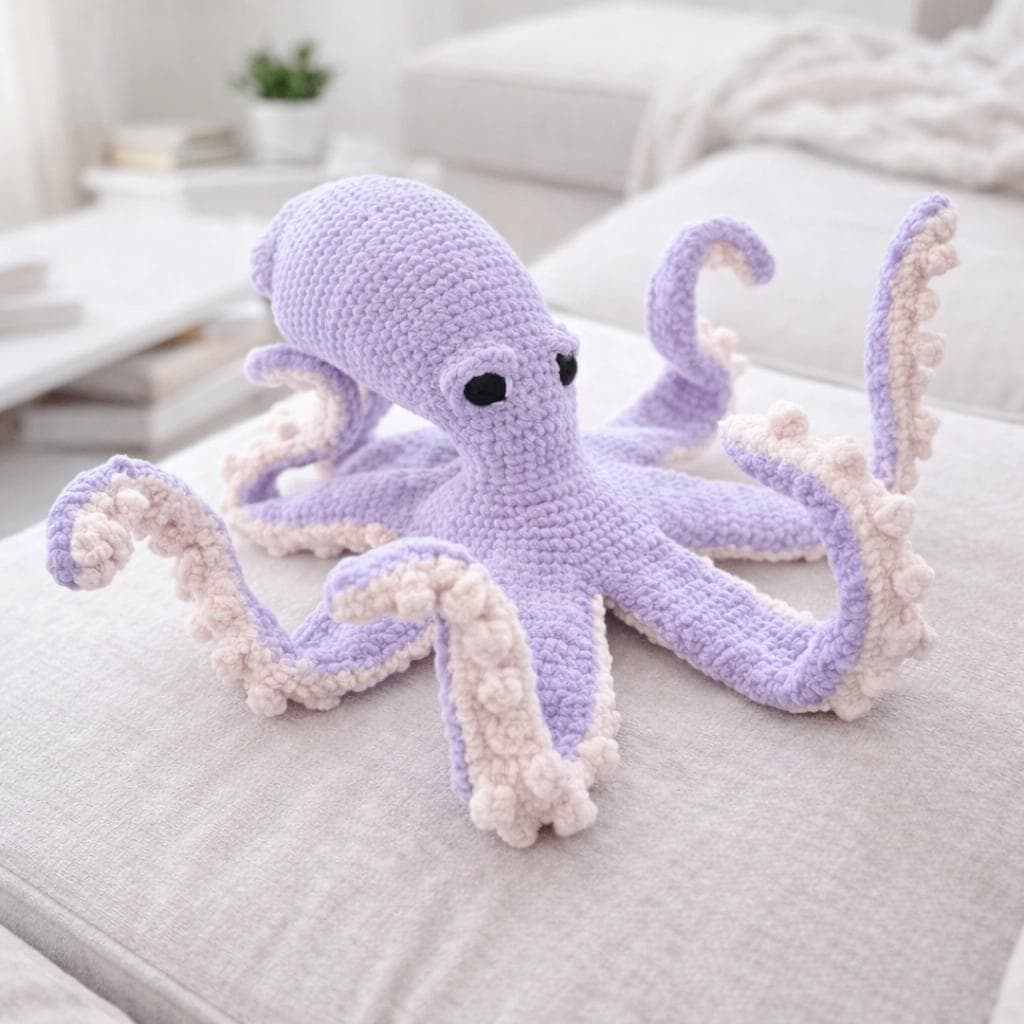30 Giant Octopus Crochet Patterns for Plush Ocean Decor and Amigurumi Play 18 Giant Octopus Crochet Pattern PDF | Amigurumi Plush Toy Pattern