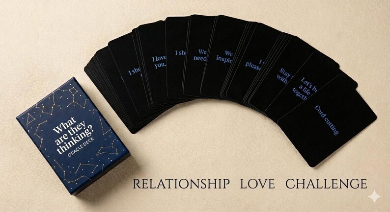 What Are They Thinking - Unique Oracle Deck Intuitively Guiding You Through Complex Relationship Issues image 4