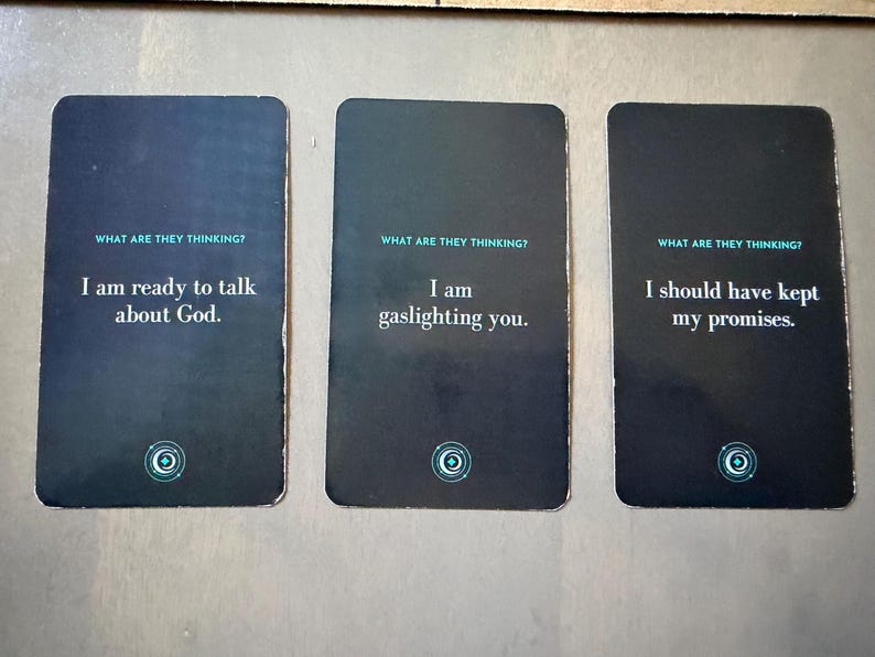 What Are They Thinking - Unique Oracle Deck Intuitively Guiding You Through Complex Relationship Issues image 6