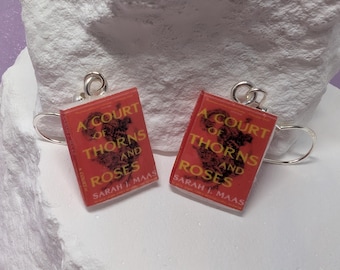 Mini Book Earrings