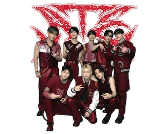 Stray Kids DominATE Tour PNG / Grafica Kpop Bootleg (Download digitale)