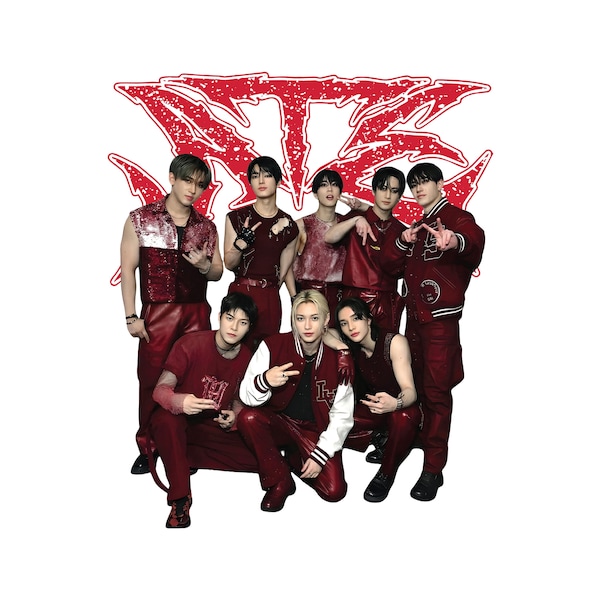 Stray Kids DominATE Tour PNG | Kpop Bootleg Graphic (Digital Download)