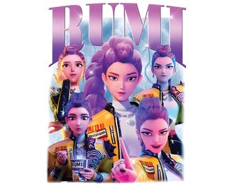 Rumi Huntrix PNG / Kpop Demon Anime Girl Clipart (download digitale)