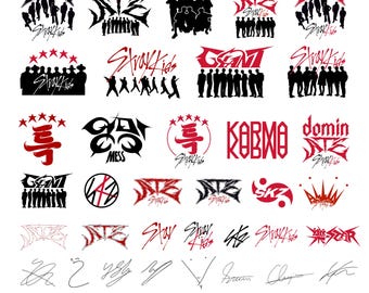 Stray Kids SKZOO SVG PNG Bundle / Kpop Cricut Cut Files (download digitale)