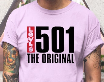 Levis 501 Tshirt | Etsy UK