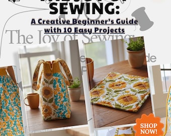 Beginner Sewing Projects Book (PDF) | Easy Patterns & Step-by-Step Guide