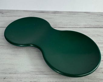 Vintage Tupperware Hunter Green Double Spoon Rest Holder 2763A-6 Kitchen Tool