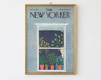 New Yorker Magazine October 1971 Contemporary Print - (Digital Download)