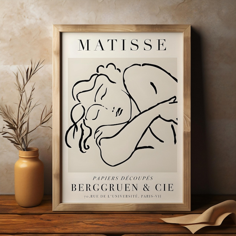 matisse-art-print-contemporary-wall-decor-etsy-uk