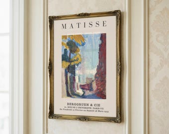 Henri Mattise Print, Ecole de Paris Classic Painting - (Digital Download)