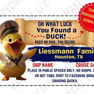 Cruise Rubber Duck Tags | Cruising Duck | Cruise Ducks | Duck Tag | Carnival Duck Tags | Rubber Duck Tags | Cruise | Cruising Ducks | Tags