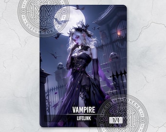 Vampire 1/1 Token – MTG Magic: The Gathering Token Card By Artist Matt Stawicki