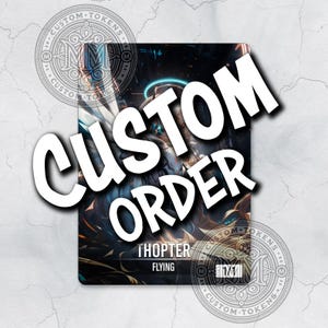Custom order I custom and 2 extra copies for CH